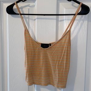 Yellow women’s crop top